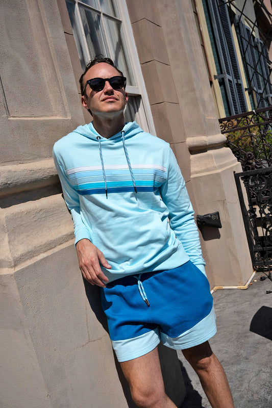 Echo Vintage Color Block Lounge Shorts