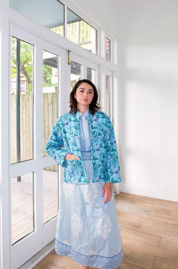 Camisa corta abotonada Megha Saia
