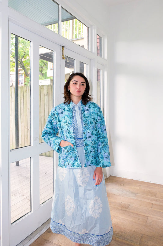 Provence Short Reversible Quilted Jacket